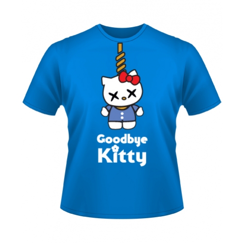 Goodbye kitty outlet t shirt